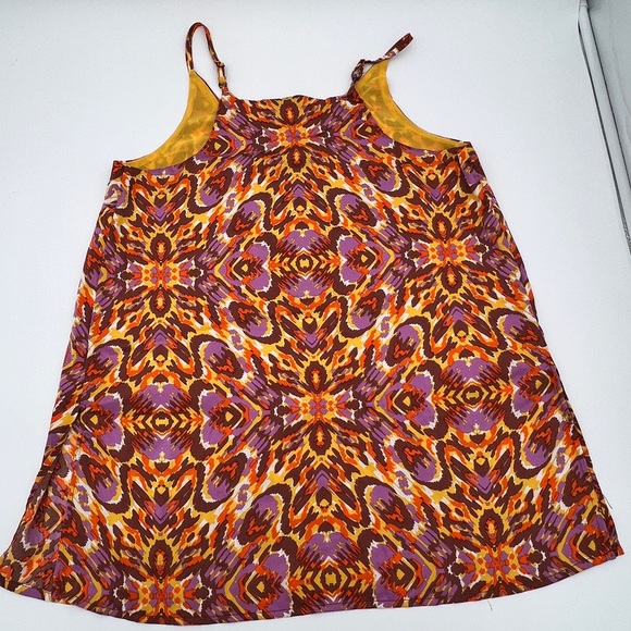 JOIE - Satin V-neck Tank Blouse - Picture 4 of 9